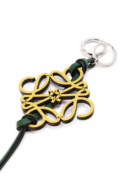 Loewe Anagram charm in calfskin outlook