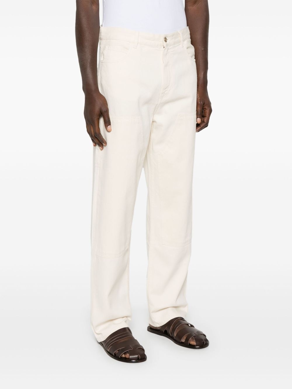 RAW CARGO DENIM PANTS - 3