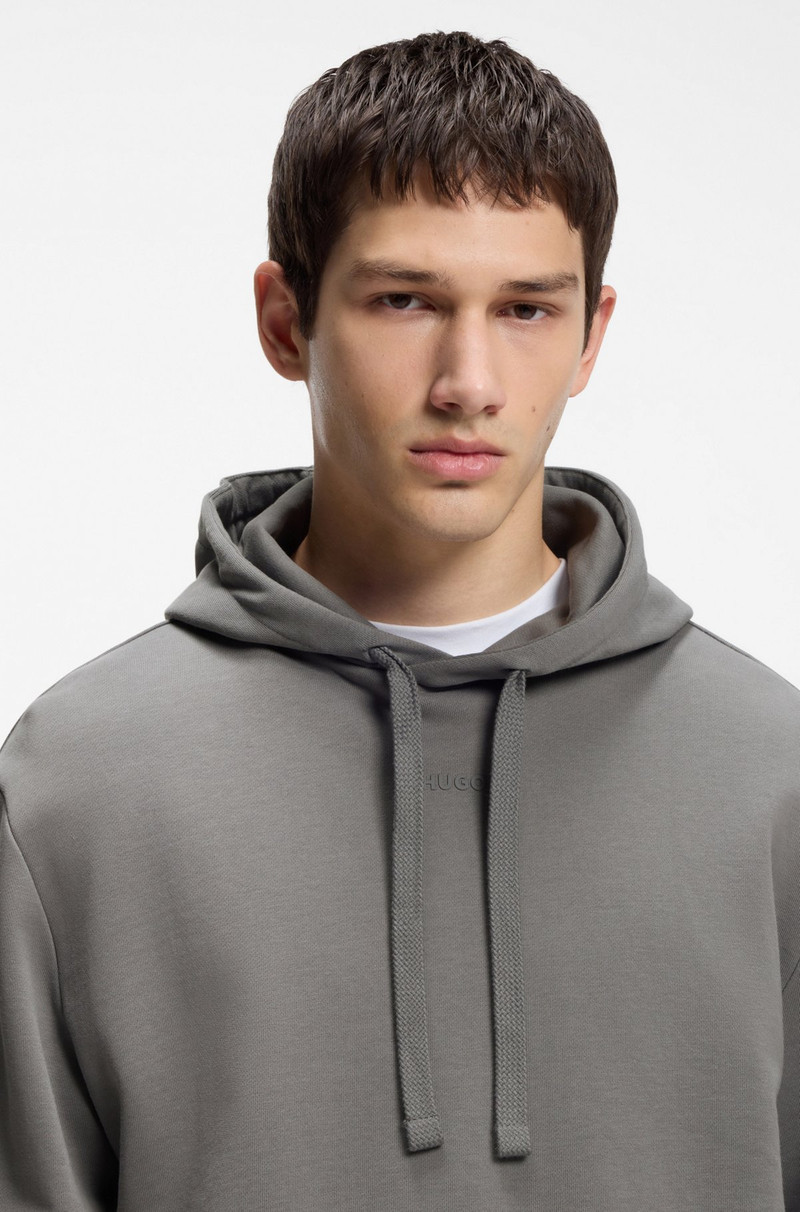 CONTRAST-LOGO HOODIE IN COTTON TERRY 3