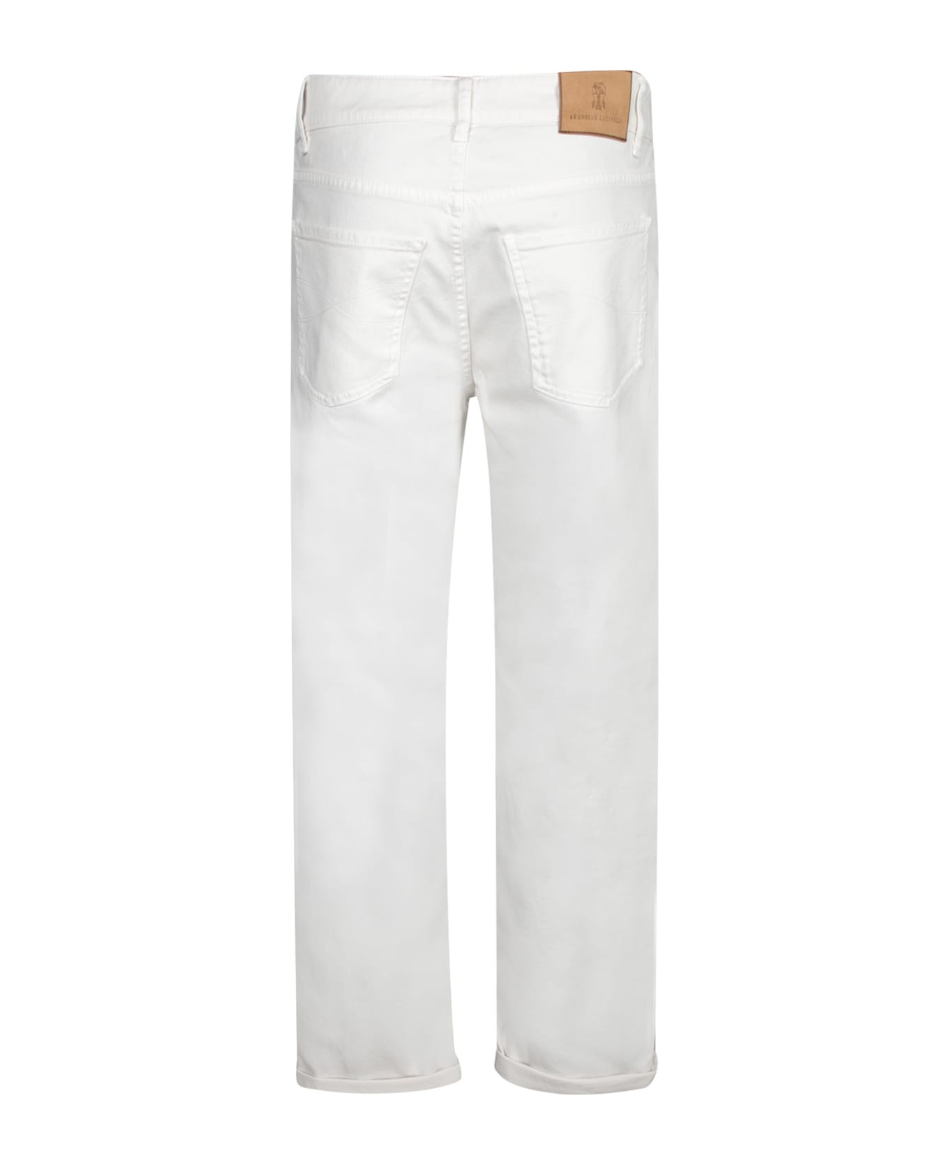 Bull Cream Cotton Trousers - 2