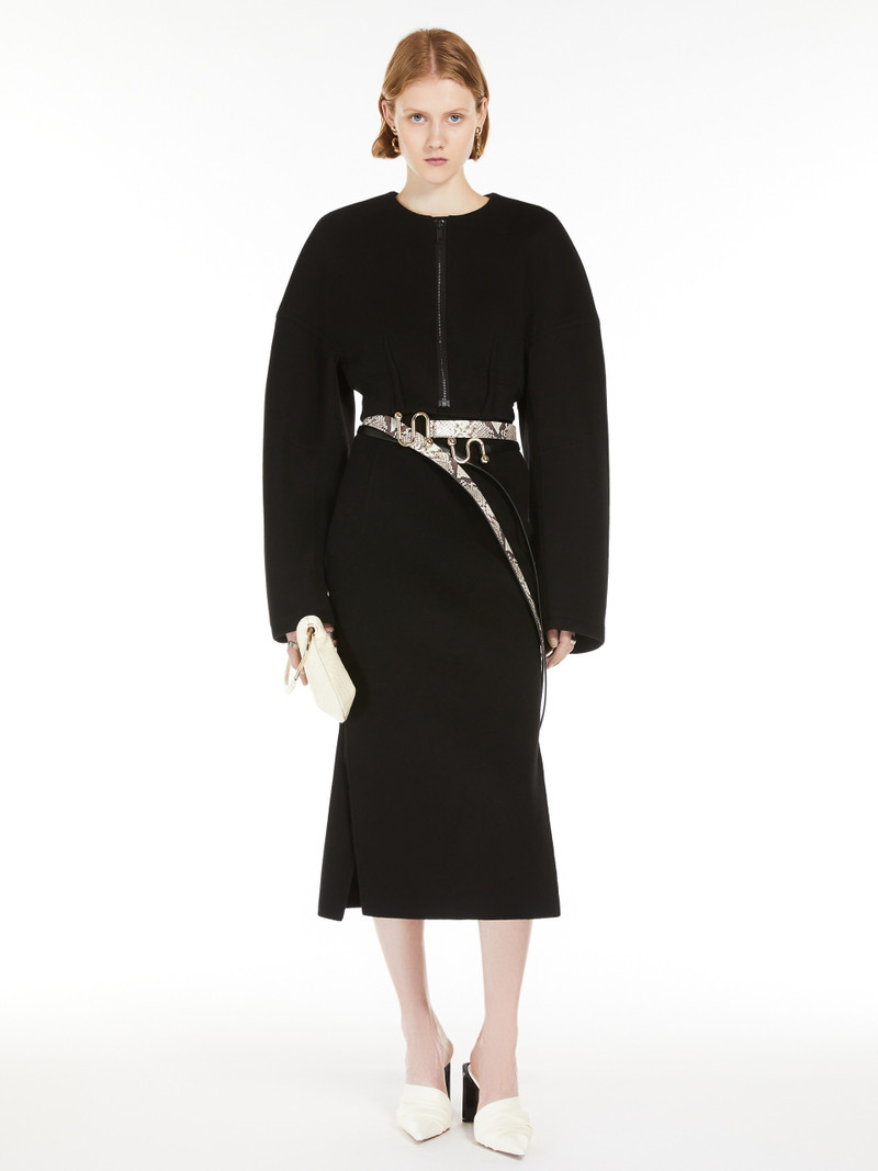 Sportmax MENDOZA Wool micro bomber jacket outlook