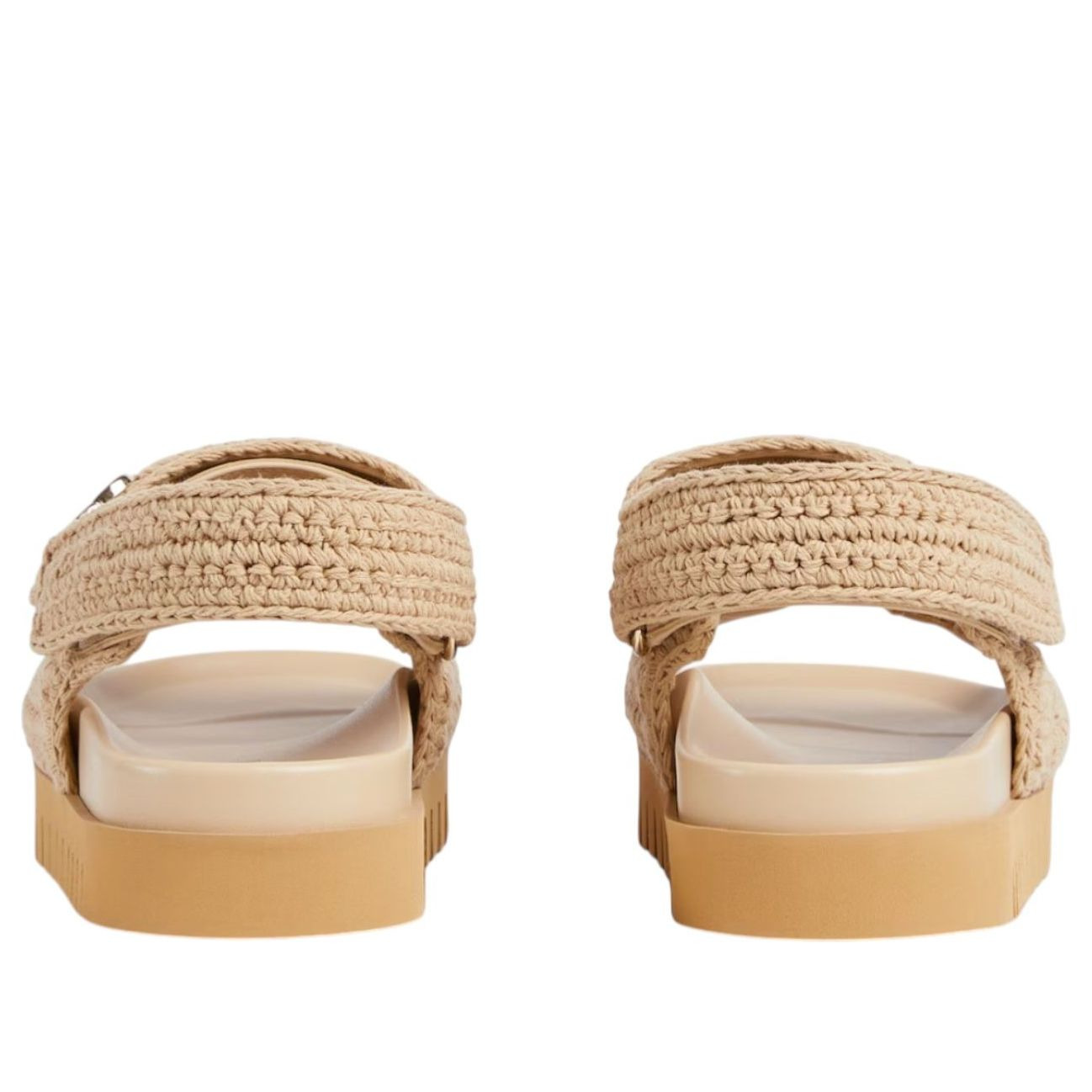 (WMNS) Gucci GG Sandals 'Beige Cotton Crochet' 835086-FAEQ2-9552 - 4
