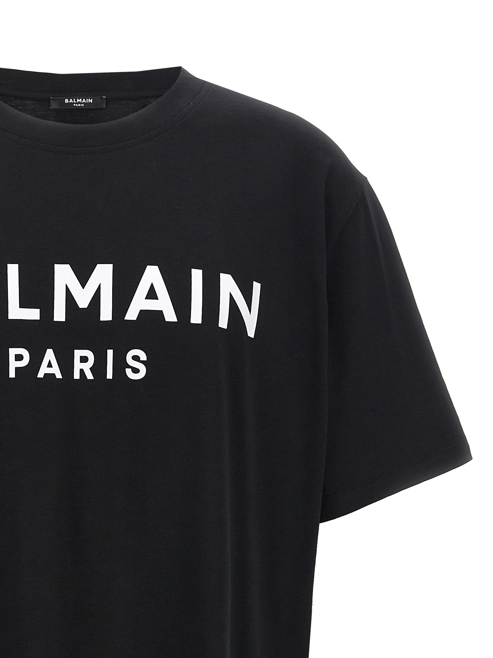 Logo Print T-Shirt White/Black - 3