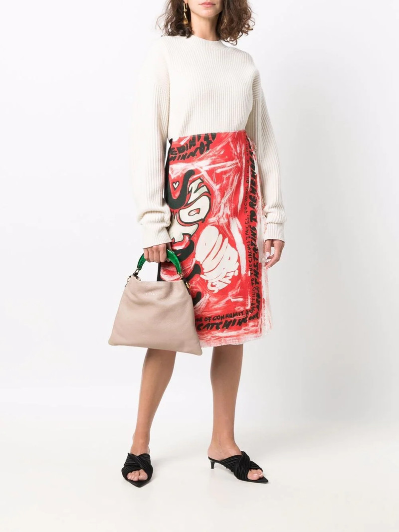 Marni small Venice leather tote bag outlook