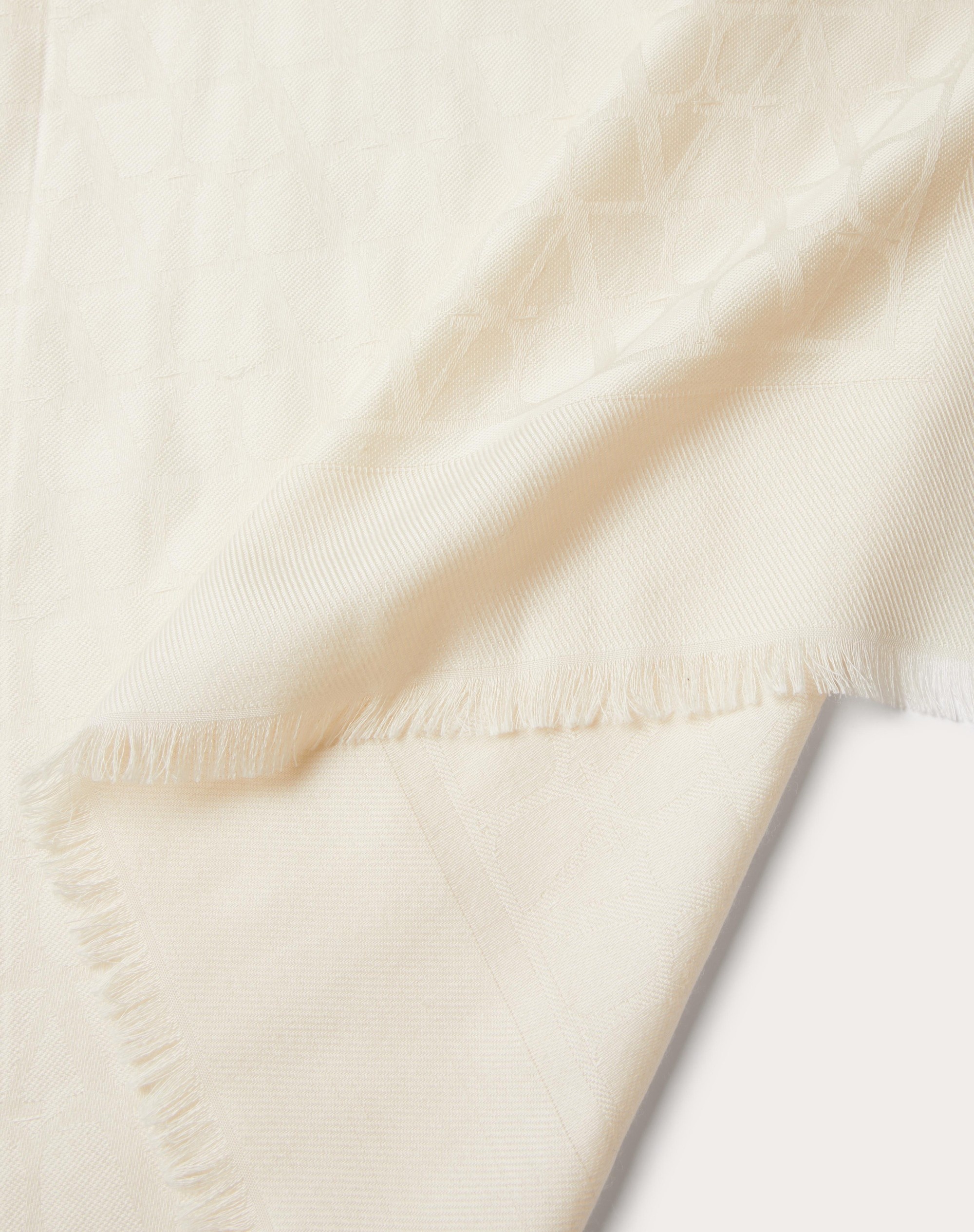 TOILE ICONOGRAPHE WOOL AND SILK SHAWL - 3