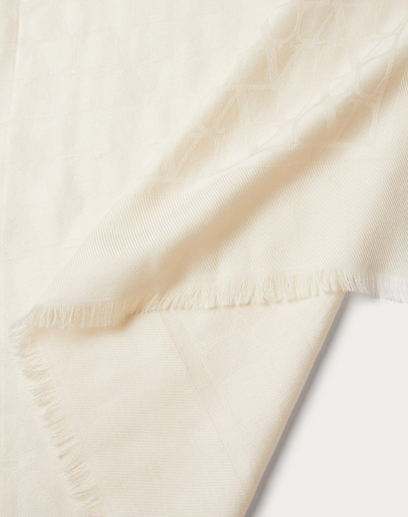 TOILE ICONOGRAPHE WOOL AND SILK SHAWL 3