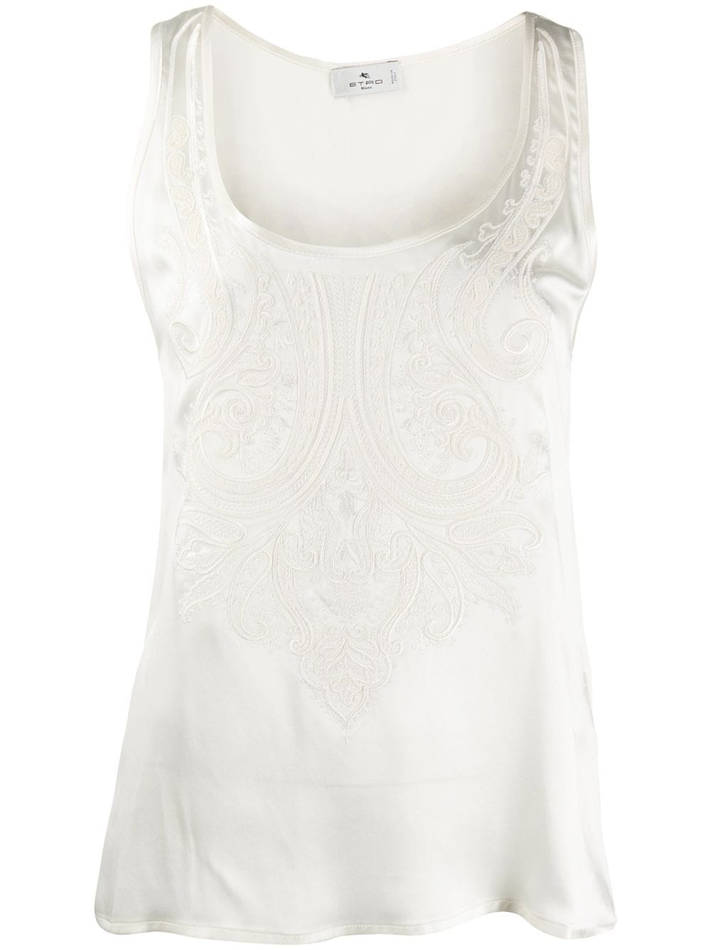 embroidered vest top - 1