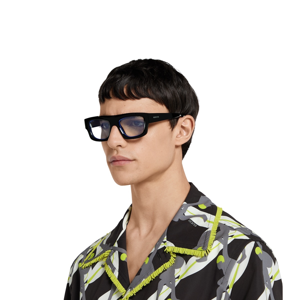 Rectangular frame sunglasses - 3