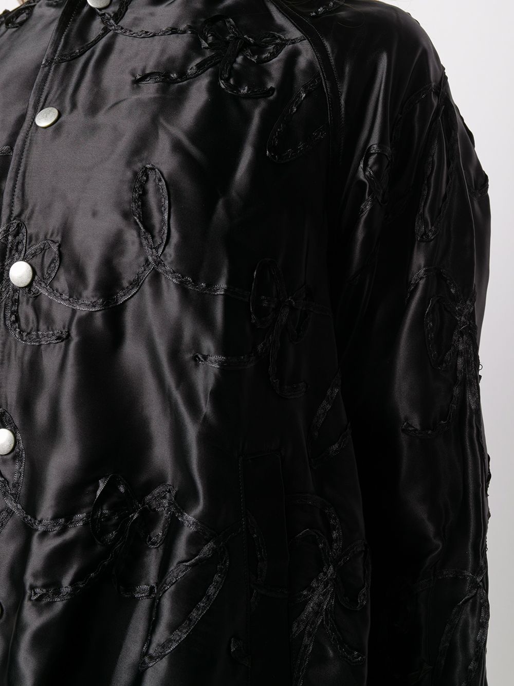 loop-stitching bomber jacket - 5