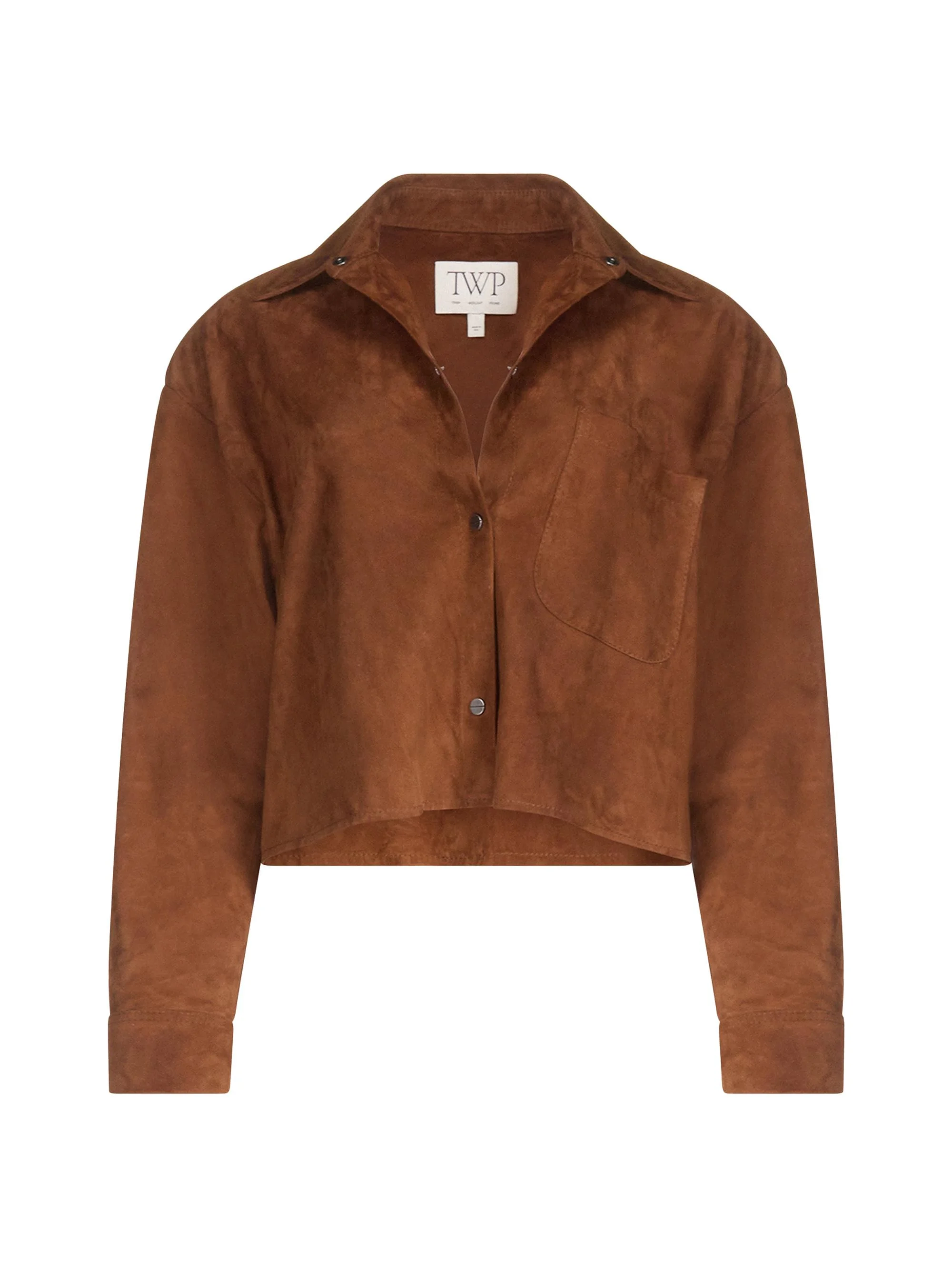Women's Little Big Joe Drop Shoulder Suede Jacket - Cigar - 1