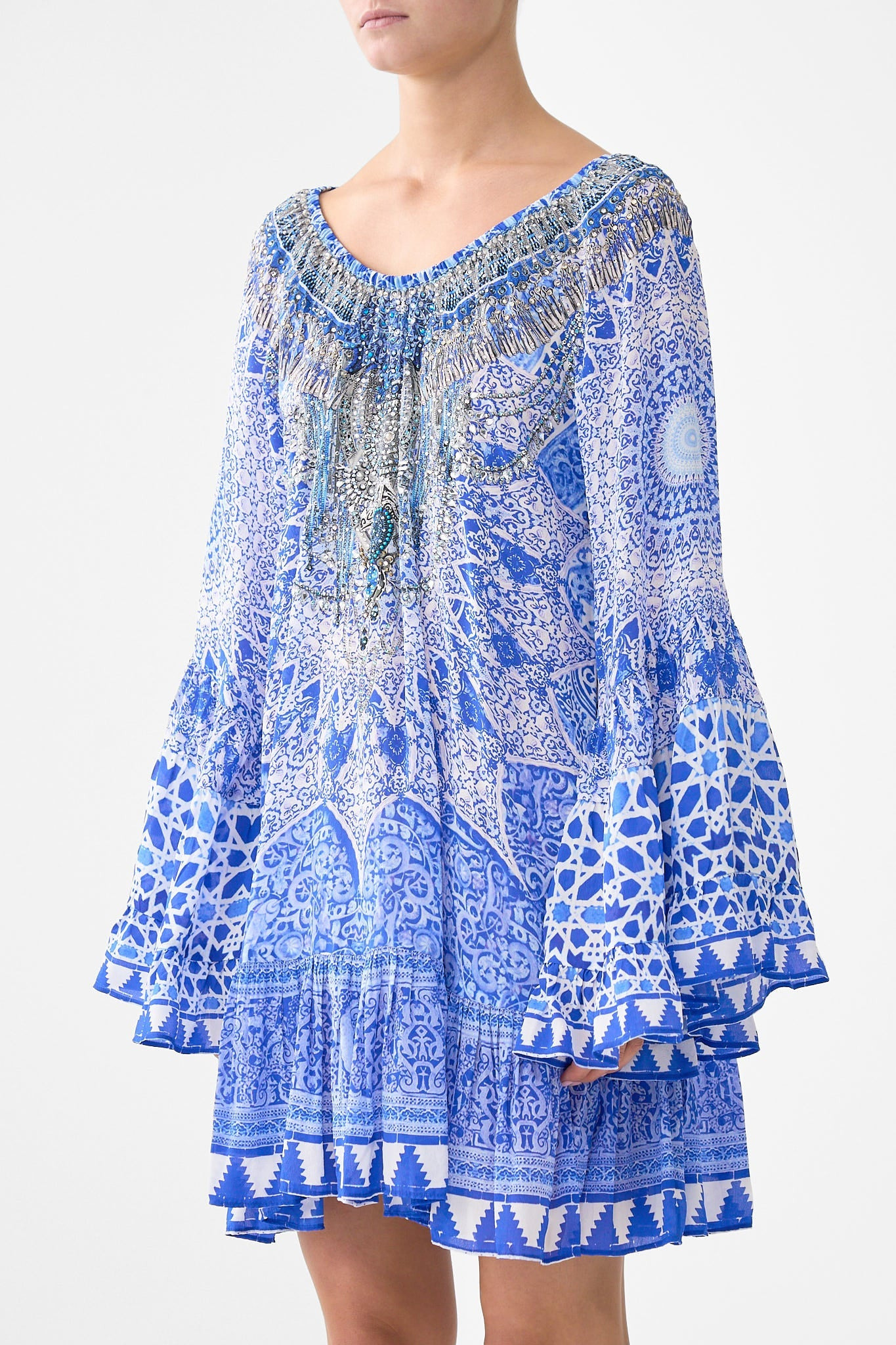 A-LINE FRILL DRESS - 4