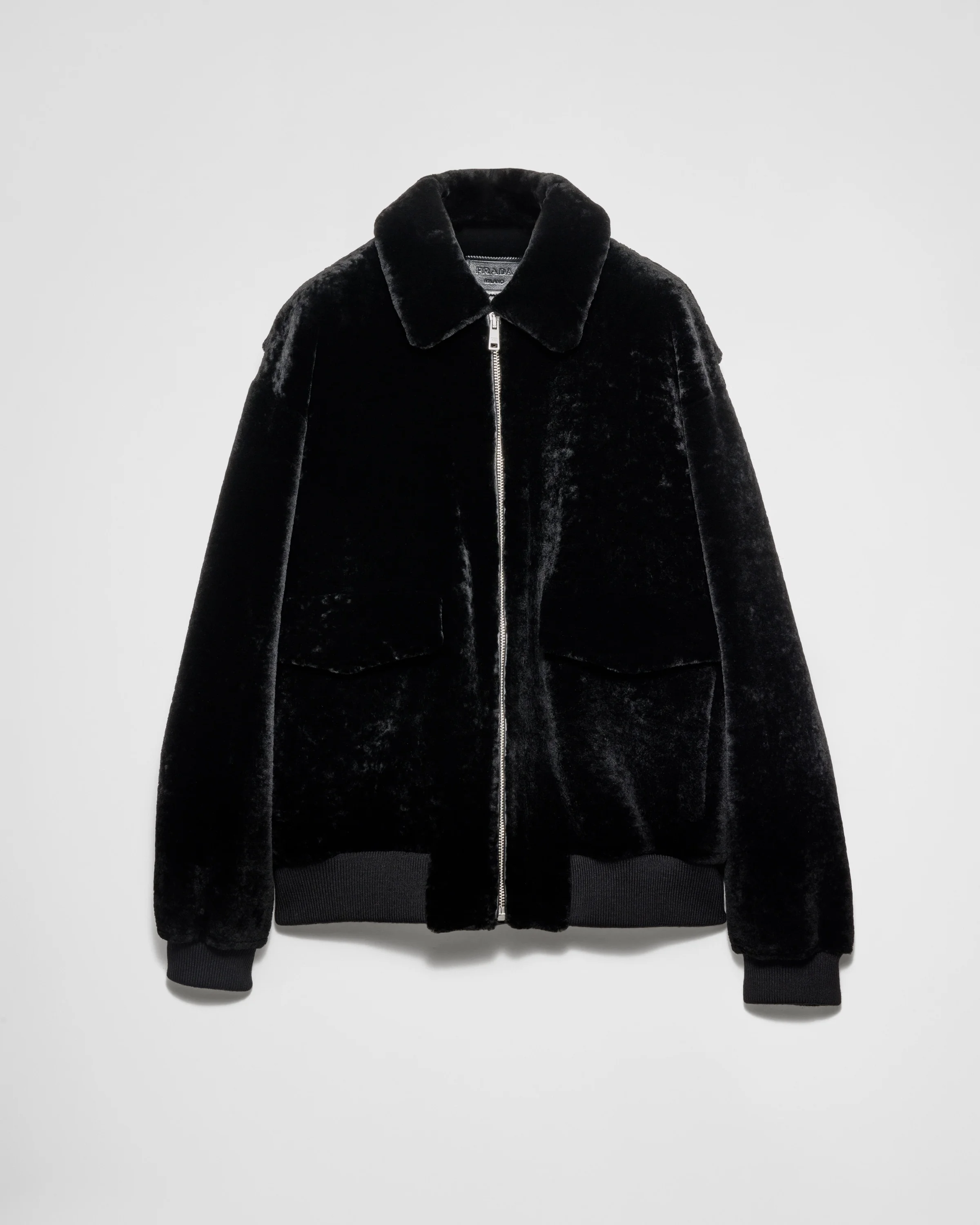 Shearling bomber jacket - 1