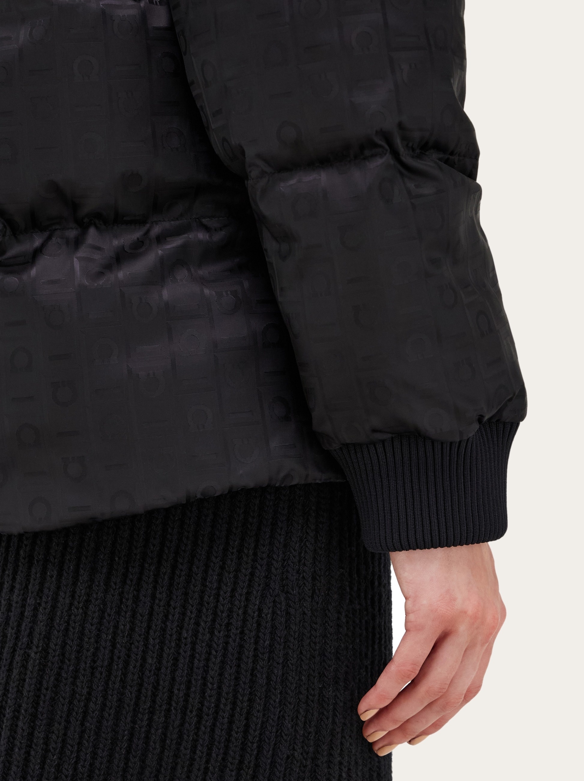 Ferragamo Monogram jacquard quilted jacket - 6