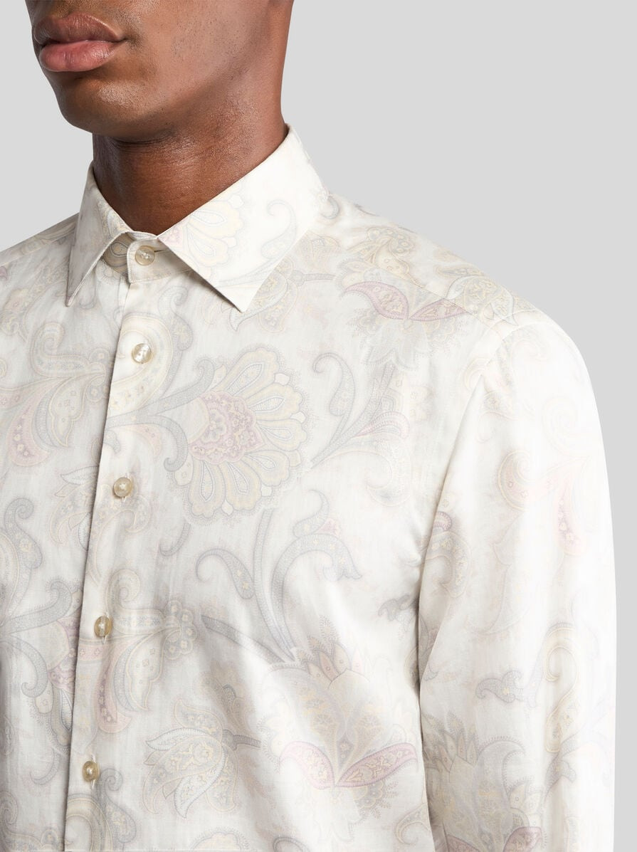 MAXI FLOWER PAISLEY SHIRT - 3