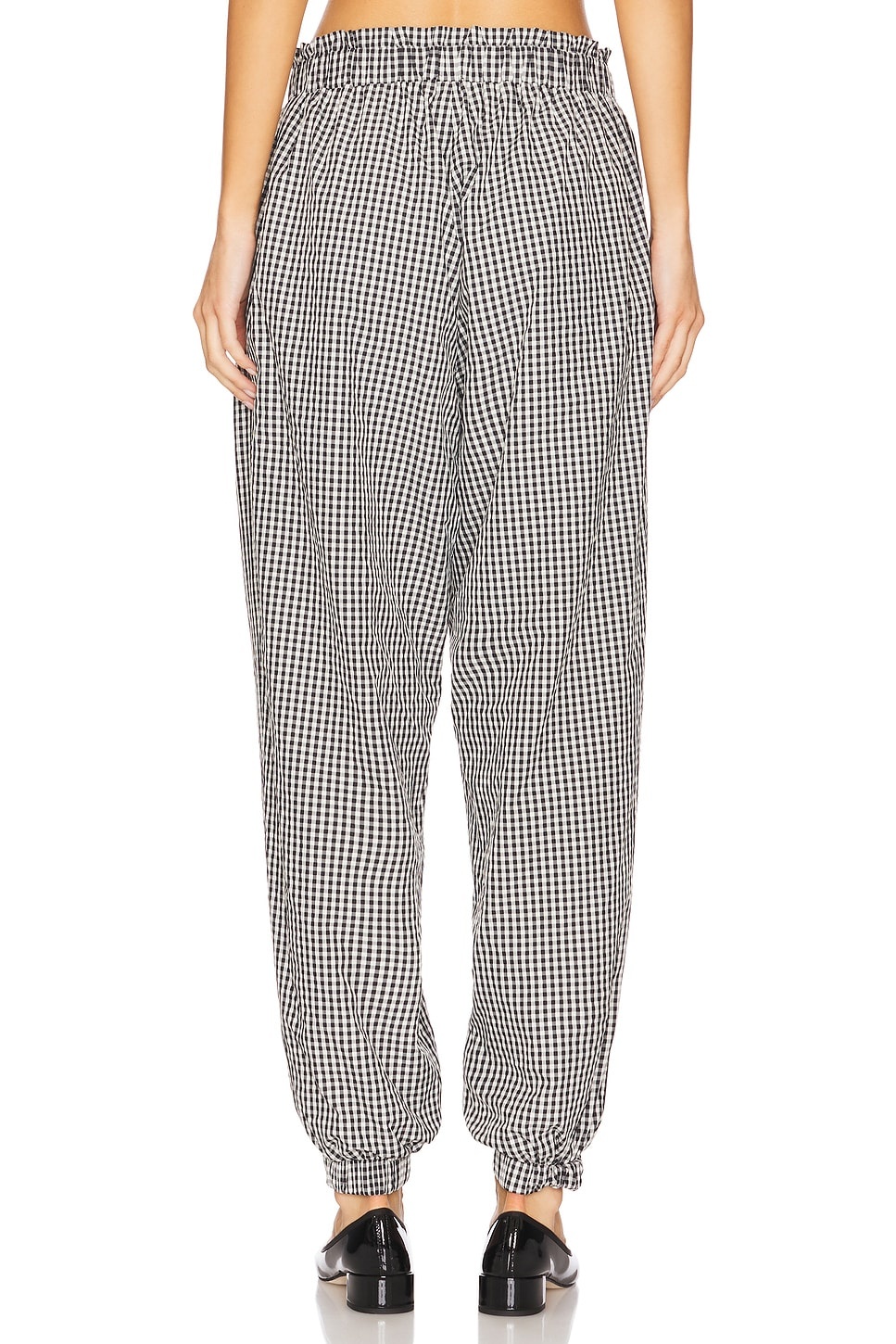 Kennedy Ruffle Gingham Track Pant - 4