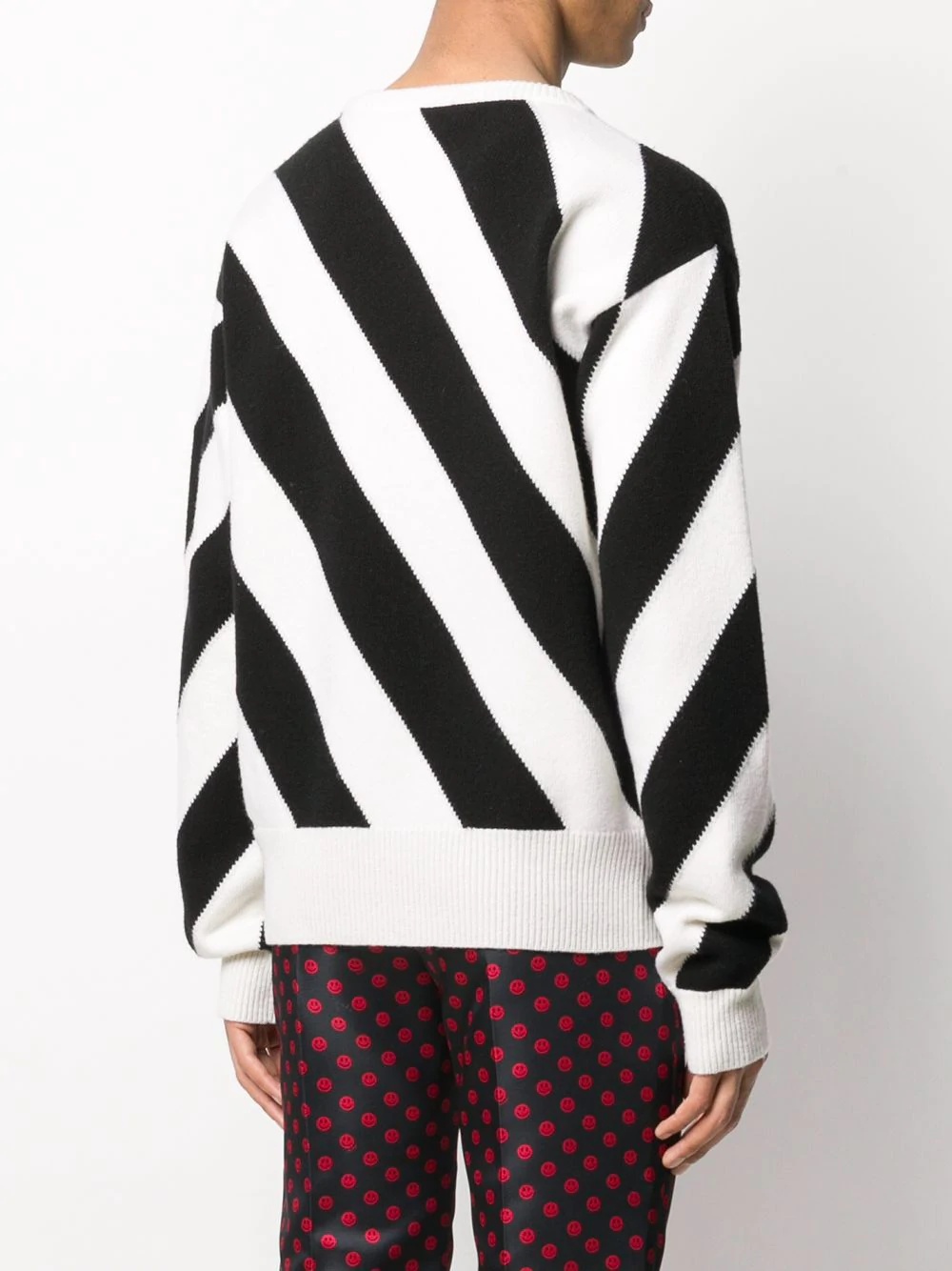 diagonal stripe jumper - 4