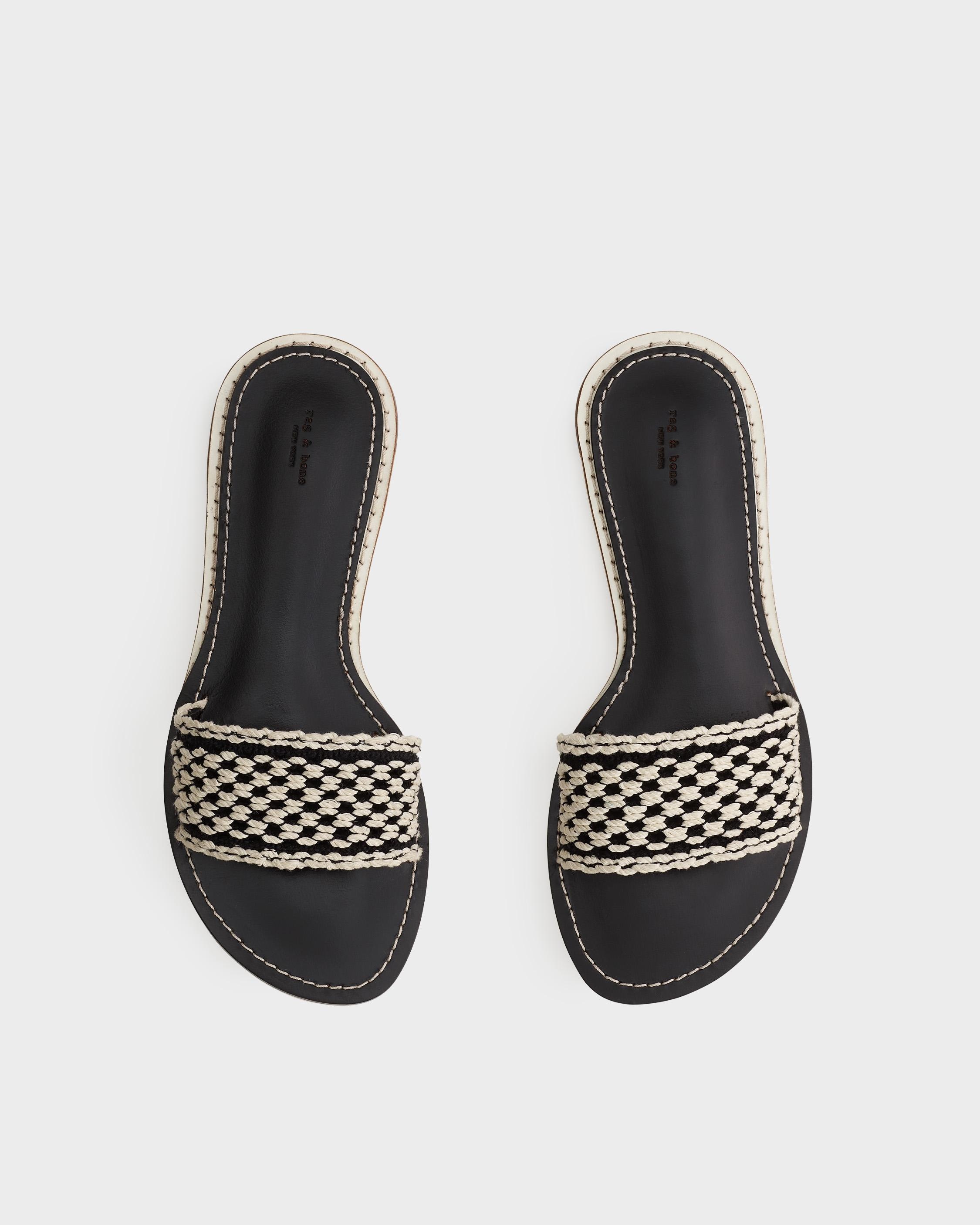 Melrose Slide - Recycled Materials
Flat Sandal - 3