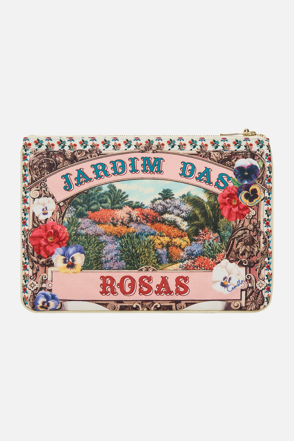 SMALL CANVAS CLUTCH - 3