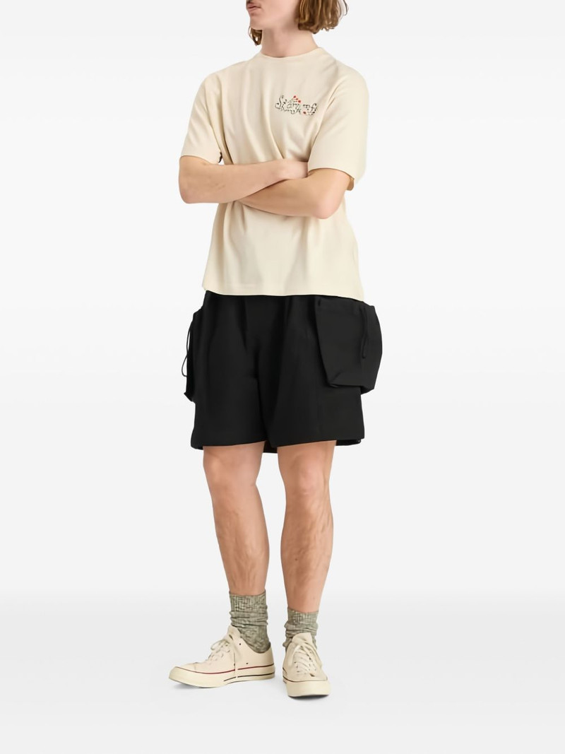 Story mfg. Salt elasticated-waist cargo shorts outlook