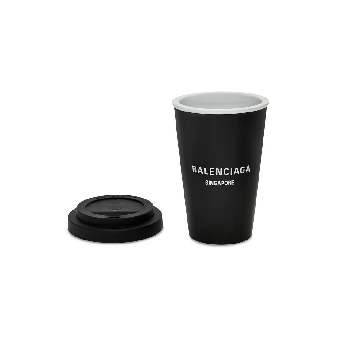 Singapore Coffee Cup in Black - 3