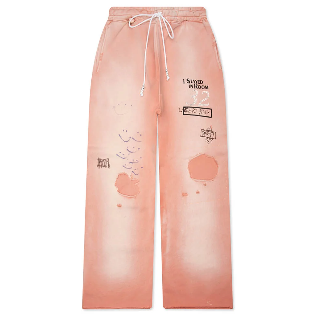 ALTA CIENEGA SWEATPANT - PEACH - 1