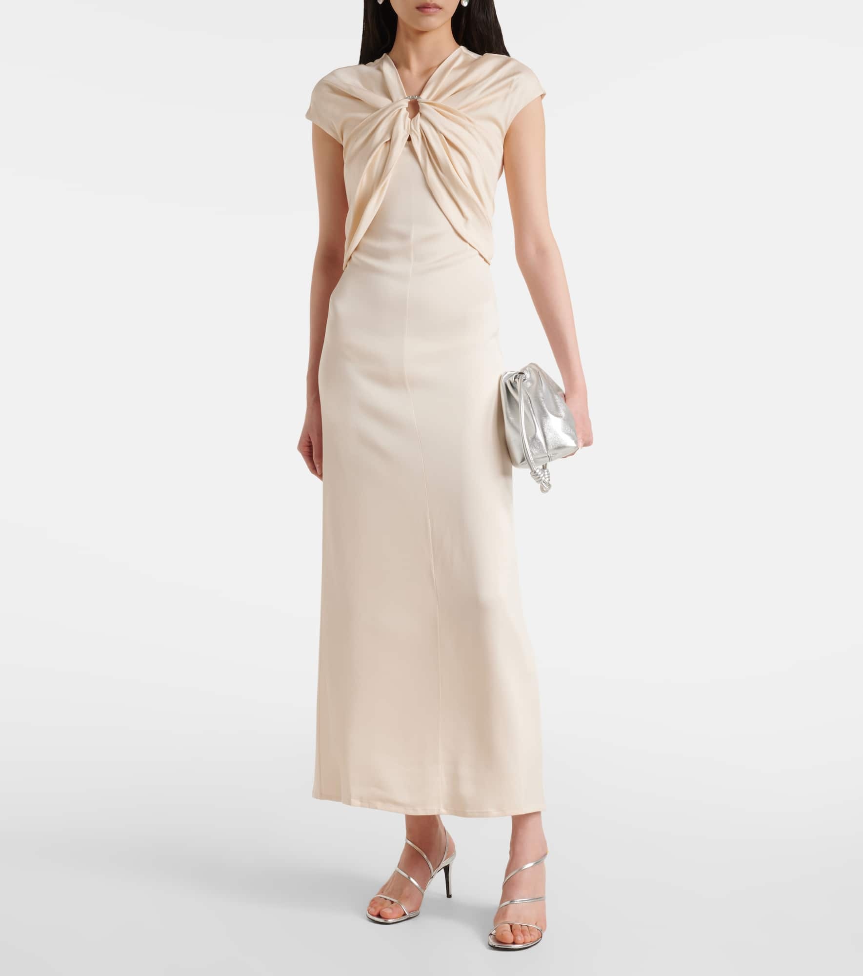 Tova gathered crêpe maxi dress - 2