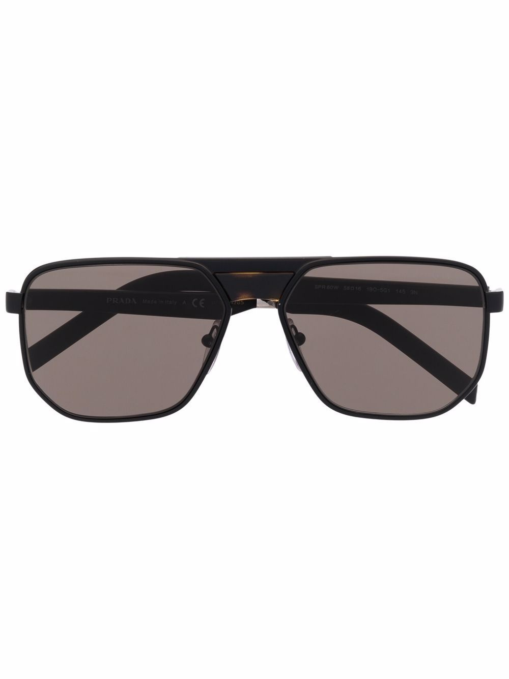 geometric aviator-frame sunglasses - 1