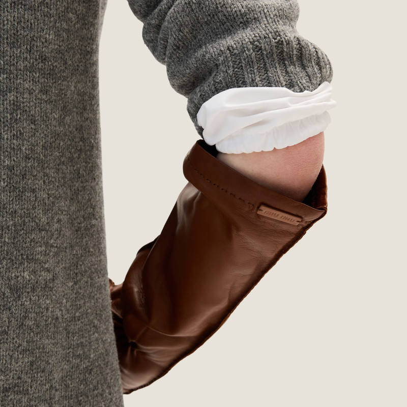 Miu Miu Nappa leather gloves outlook