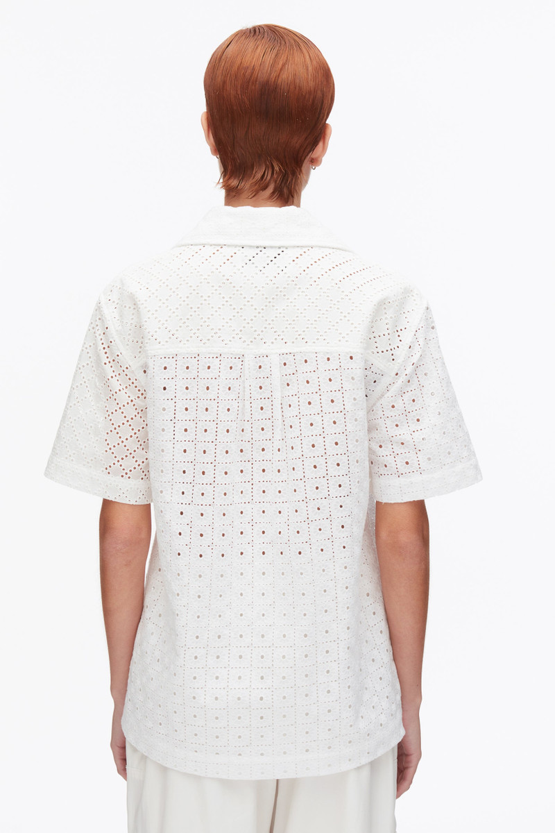 Broderie Anglaise Patchwork Camp Shirt 5