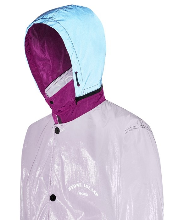 432X1 STONE ISLAND MARINA_RIP STOP PRISMATICO MAGENTA - 5
