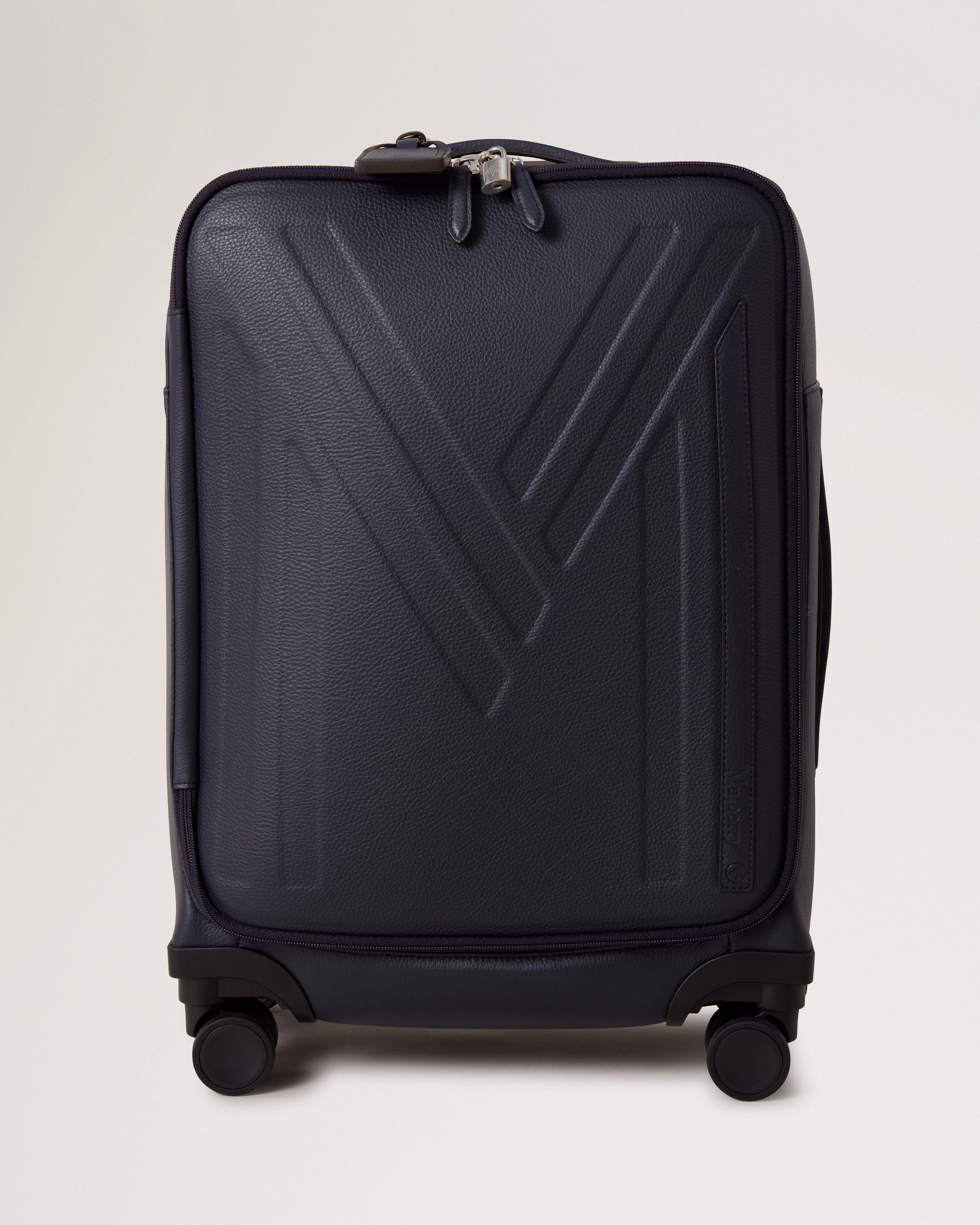 Leather 4 Wheel Suitcase
Night Sky Small Classic Grain - 1