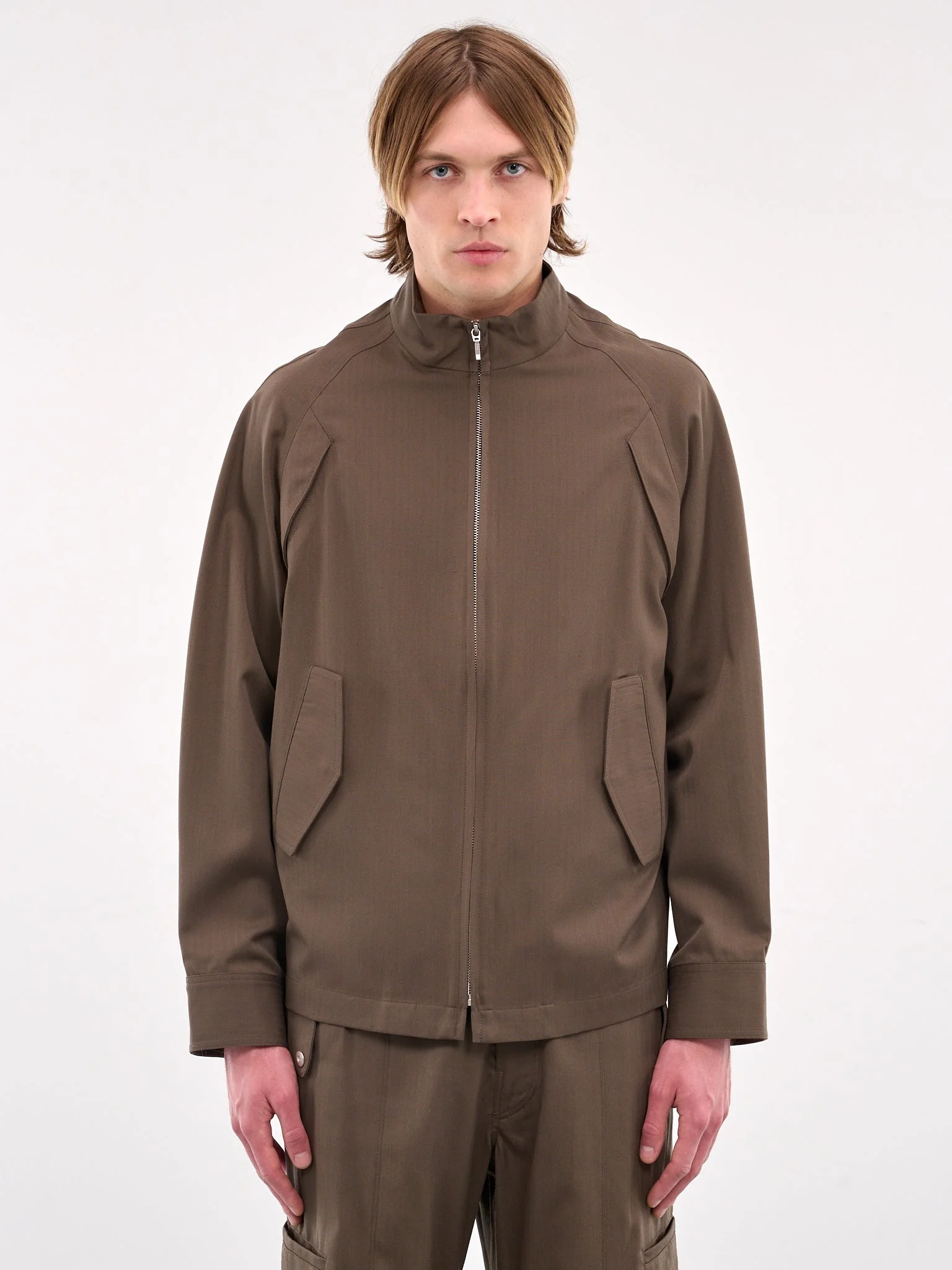 Zip-Up Blouson - 1