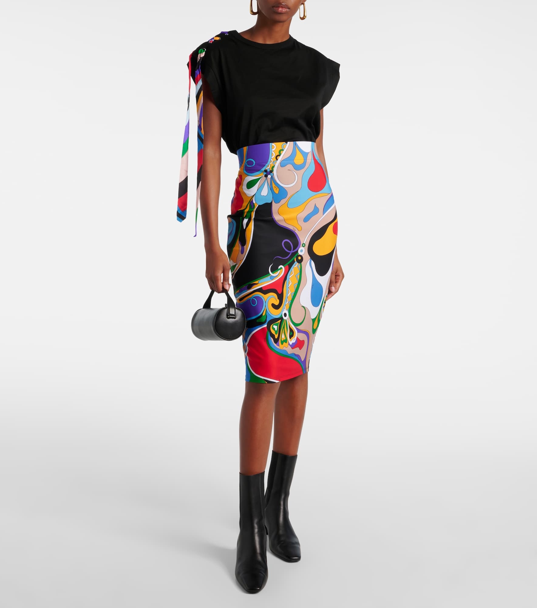 Orchidee pencil skirt - 2