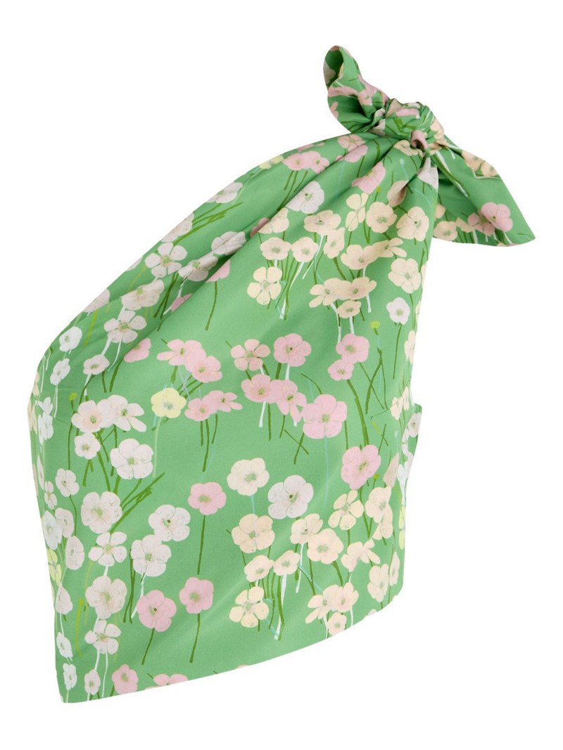 Carlotta knot floral blouse 1