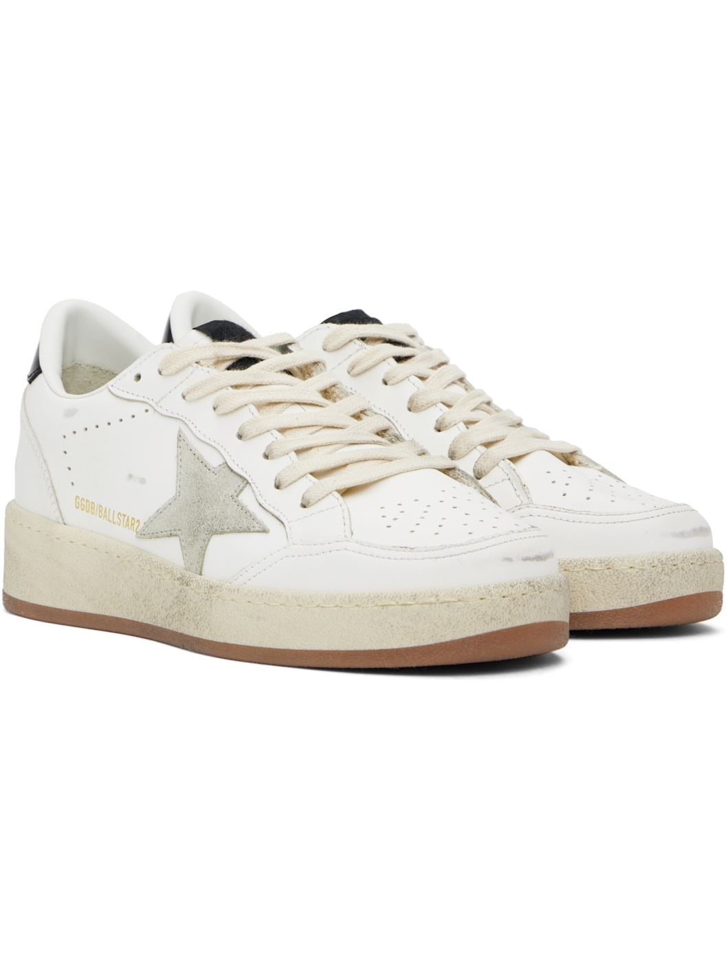 White Ball Star Sneakers - 4