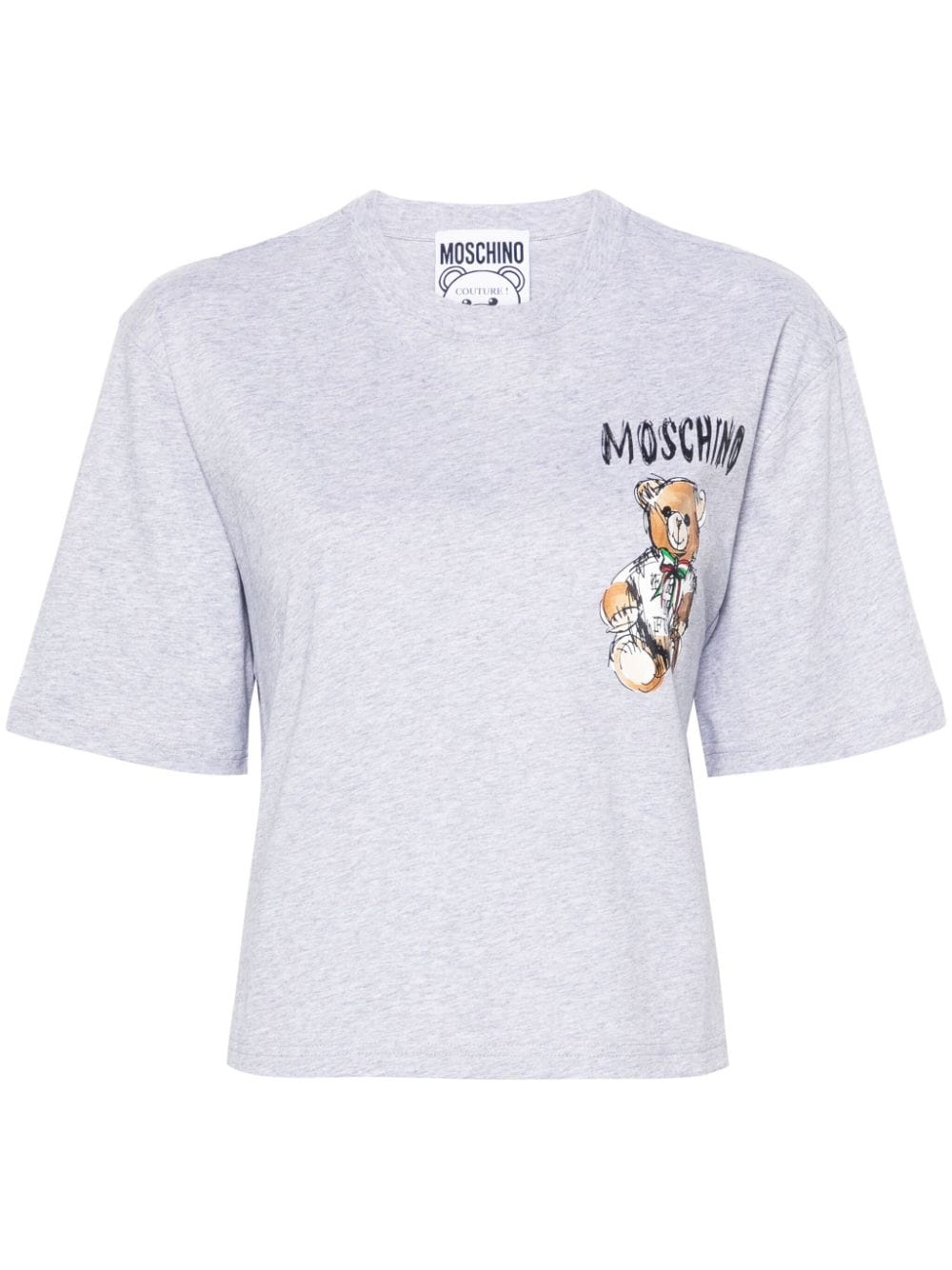 Teddy Bear-print cotton T-shirt - 1