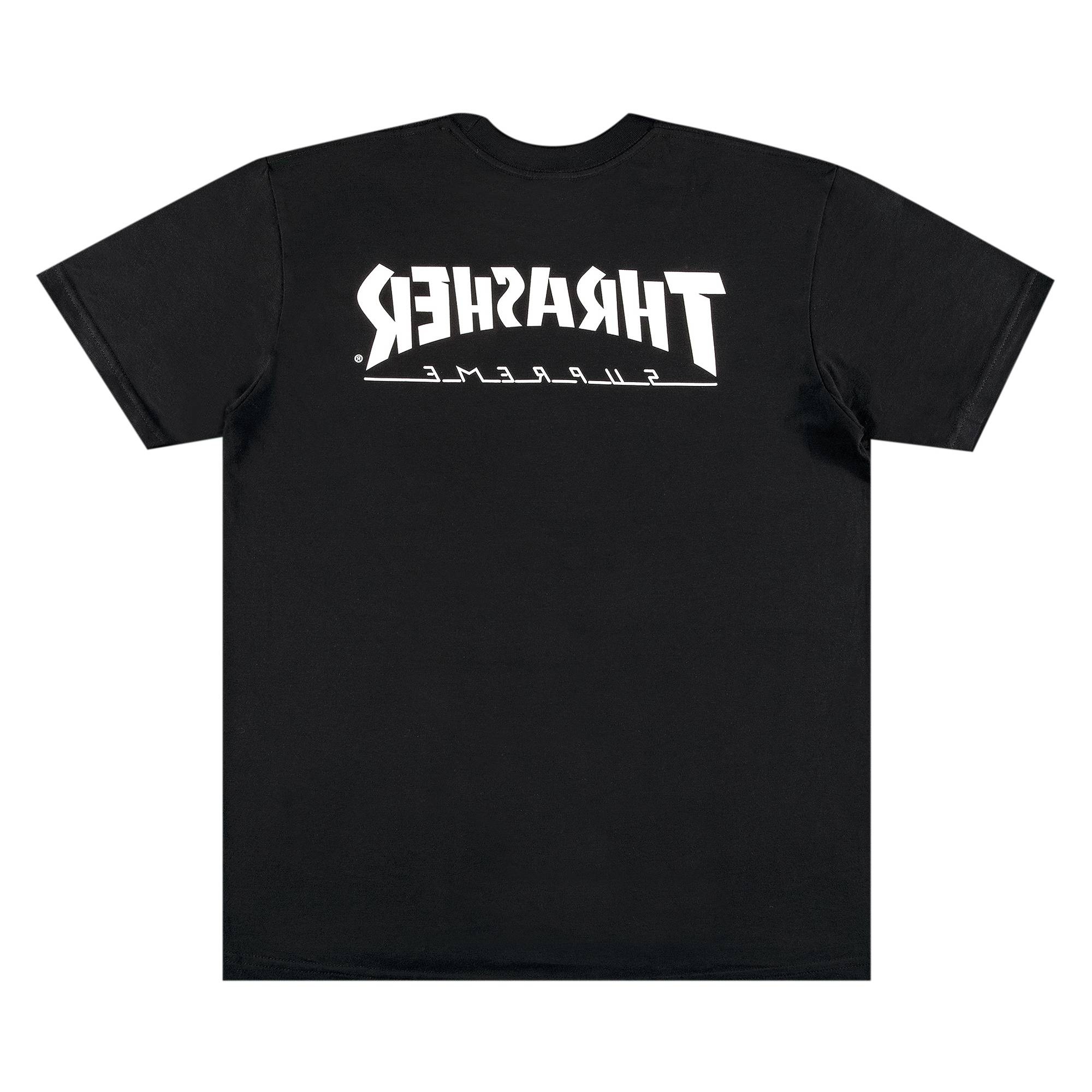 Supreme x Thrasher Game Tee 'Black' - 2