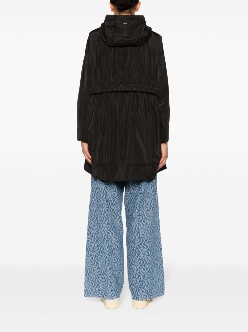 zip-up hooded coat - 4