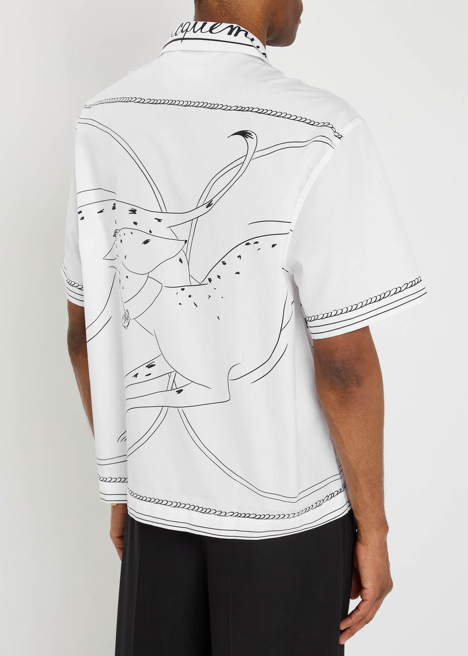Jacquemus La Chemise Jean Printed Cotton Shirt - 3