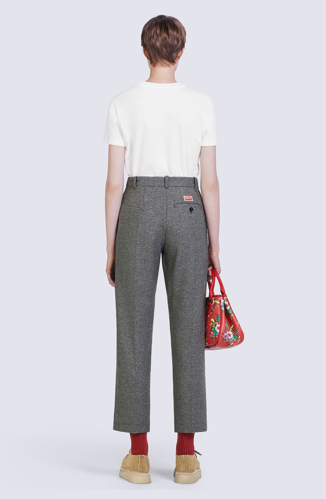Cropped tailored trousers - 4
