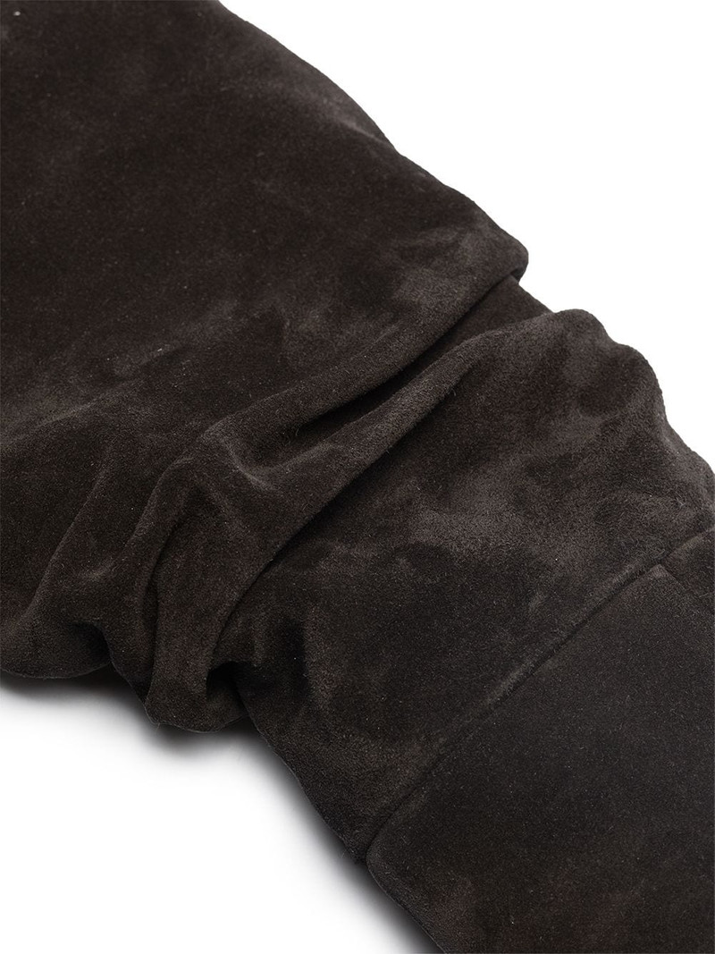 slouchy suede 85mm ankle boots 3