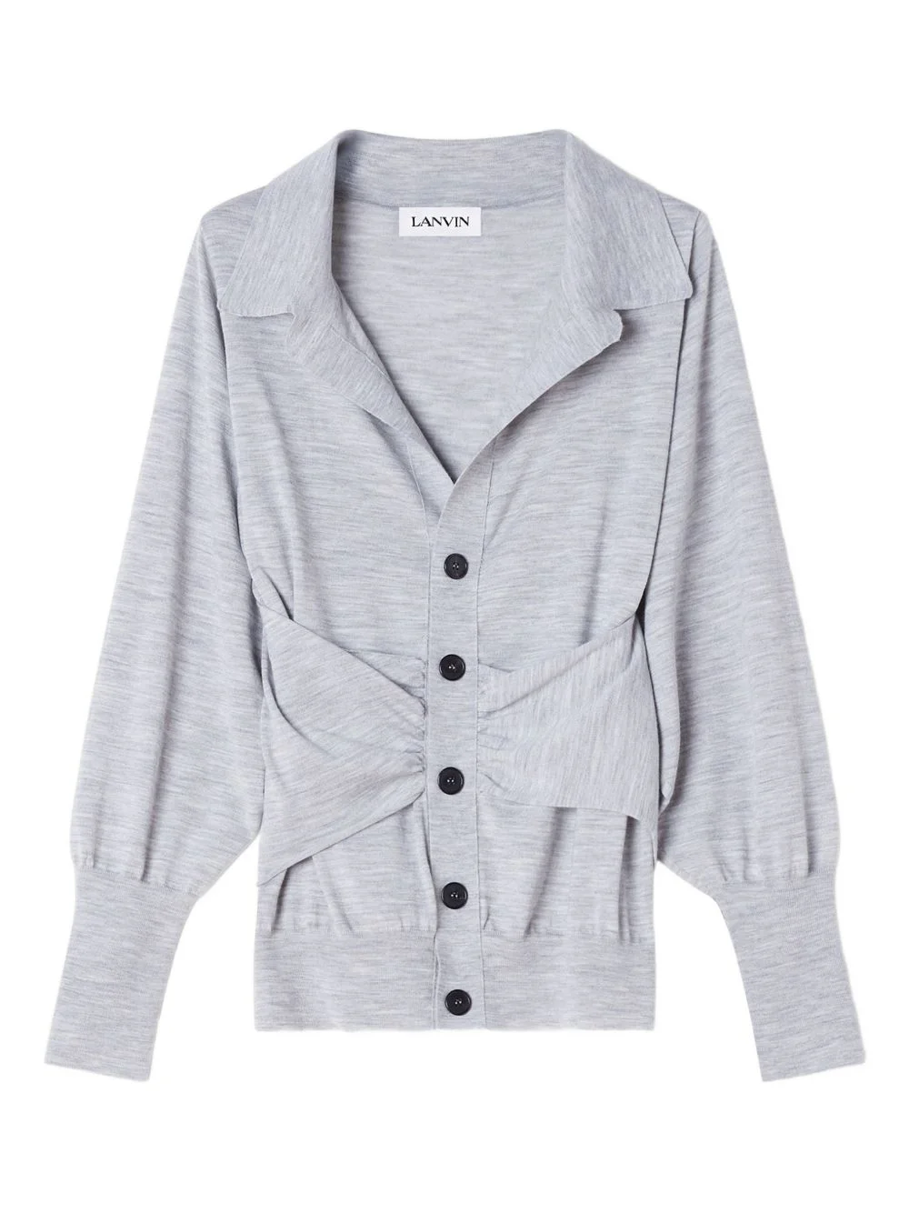 button long-sleeve cardigan - 1