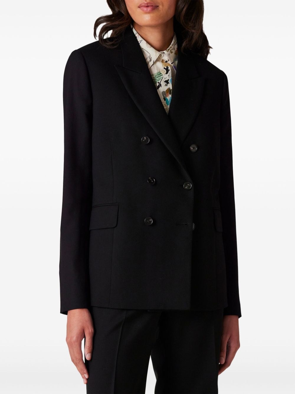 wool blazer - 3