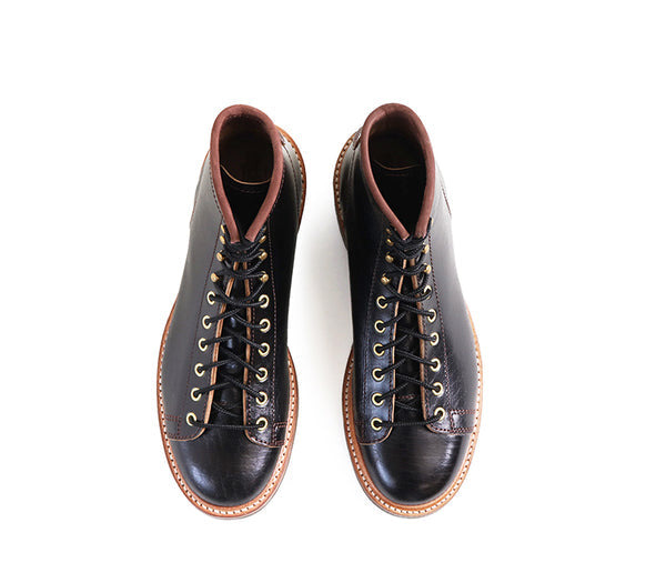 Monkey Boots Shinki Hikaku Horsebutt Black - 6