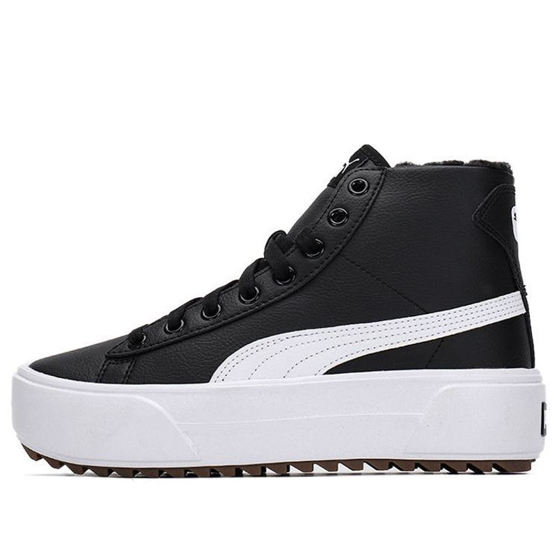 (WMNS) PUMA Kaia Mid 'Fur - Black' 385341-01 - 1