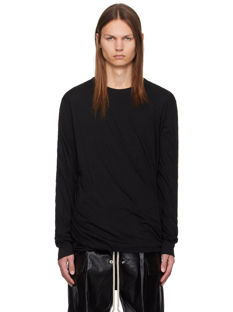 Black Porterville Double Long Sleeve T-Shirt 1