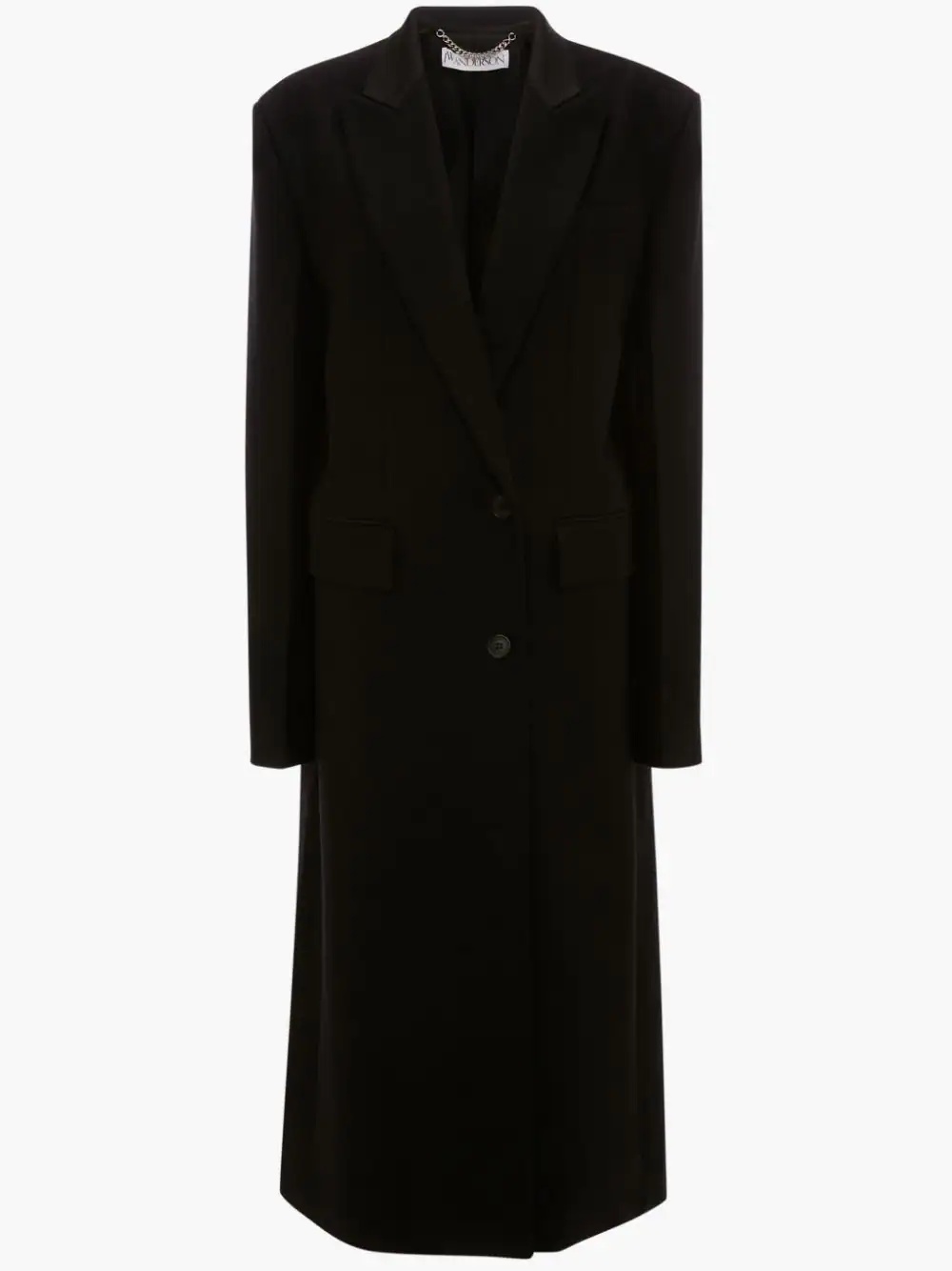 LONG WOOL SB OVERCOAT - 1