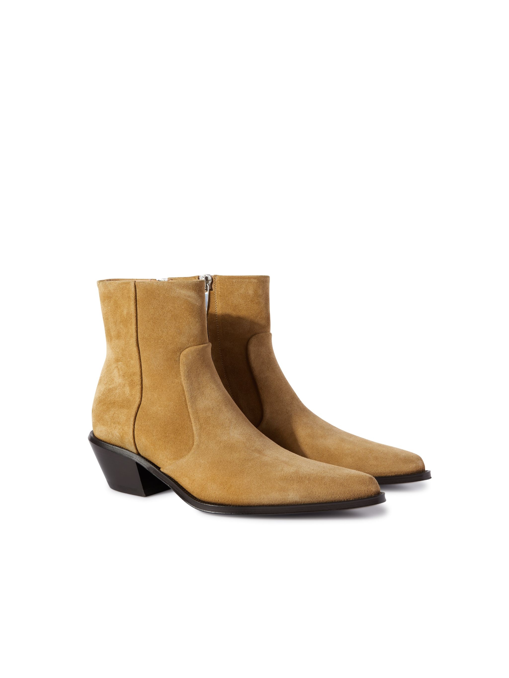 55mm Suede Ankle Boots - 2