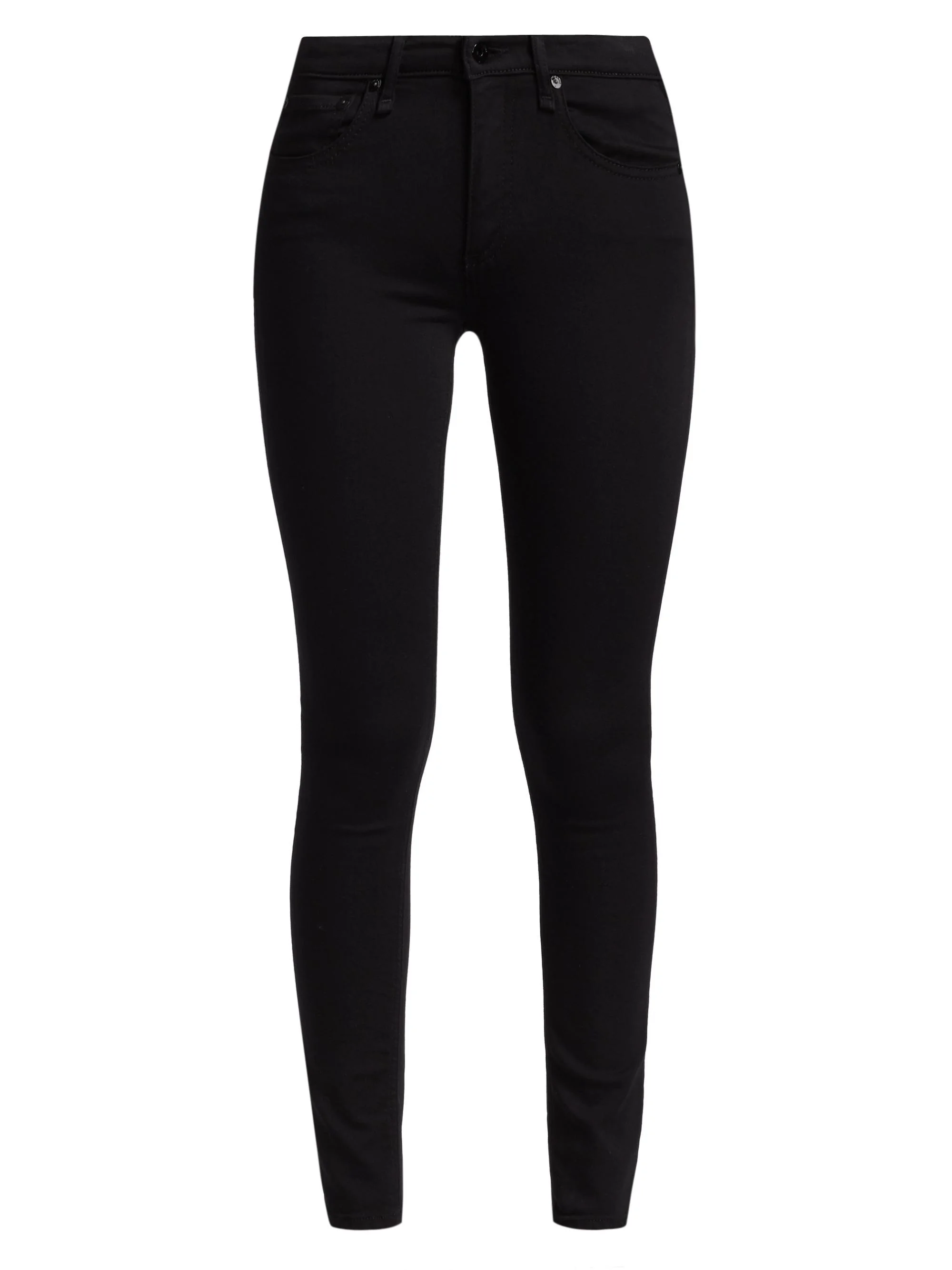 Women's Cate Mid-Rise Ankle Skinny Jeans - Black - 1