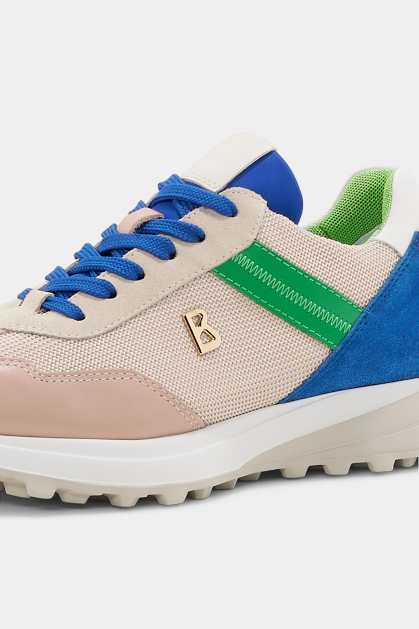 Charlotte Sneakers in Rosé/Beige/Blue - 4